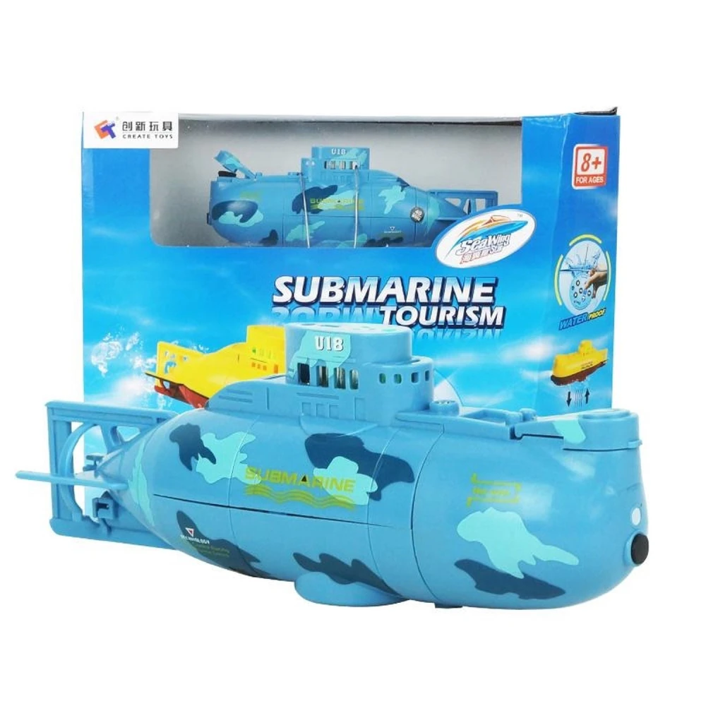RC-minisukellusvene 3 kanavaa - Rc Micro Submarine sininen Satkit