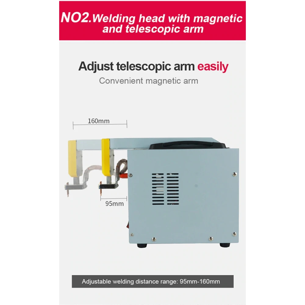 SUNKKO 738AL: pistehitsauskone 18650-litiumakuille