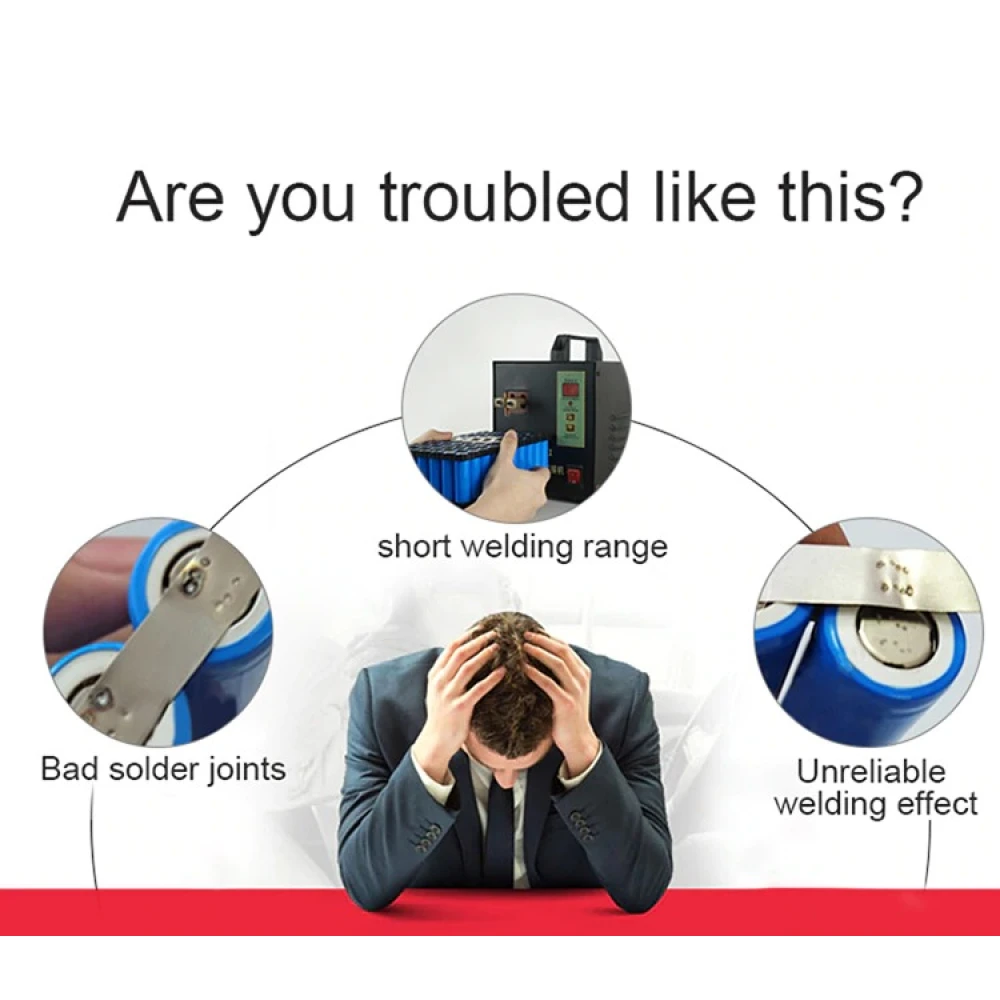 SUNKKO 738AL: pistehitsauskone 18650-litiumakuille