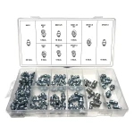 Metriset hydrauliset rasvanipat M6, M8 ja M10 - 110 kpl