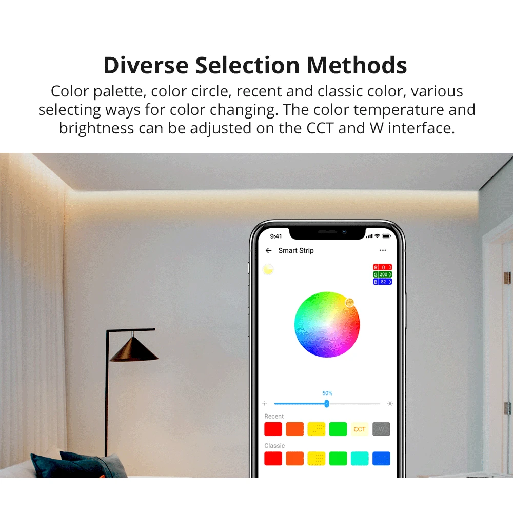 SONOFF L2 Lite WiFi LED-nauha 5 metriä kaukosäätimellä ja sovelluksella