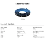 SONOFF L2 Lite WiFi LED-nauha 5 metriä kaukosäätimellä ja sovelluksella