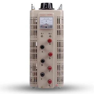 Kolmivaiheinen variac 3KVA 12A 0-430V - säädettävä AC-lähtömuuntaja