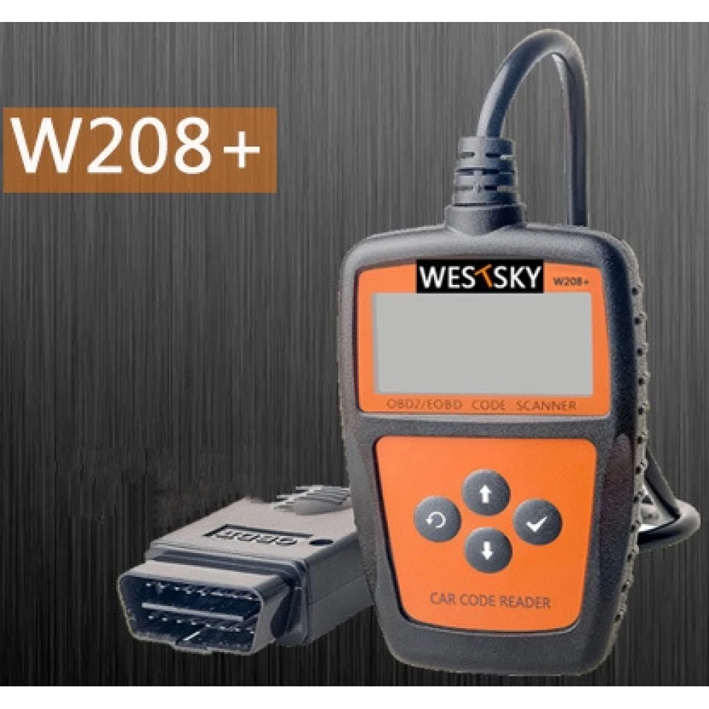 W280+ OBD2-vikakoodinlukija moottoripyörille ja autoille Westsky