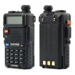 Baofeng UV-5R 8W käsiradio kuulokkeella ja VHF/UHF dual band