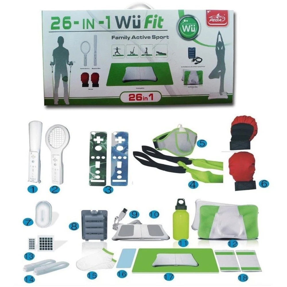 Wii Fit 26-in-1 Family Active Sports Pack - täydellinen Wii Fit -lisävarustesetti