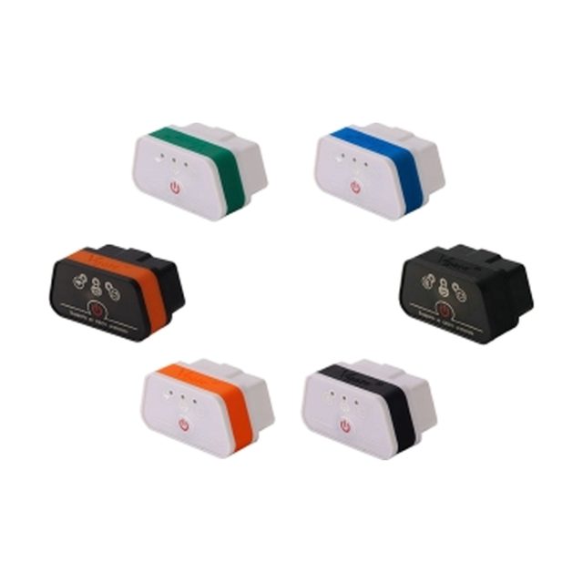 Vgate iCar2 WiFi -sovittimia kuudessa värissä